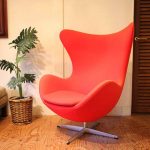 フリッツハンセン｜エッグチェア レッド ラウンジチェア 北欧