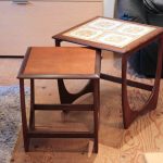 ジープラン/G-PLAN｜タイルトップ ネストテーブル チーク材 ヴィンテージ