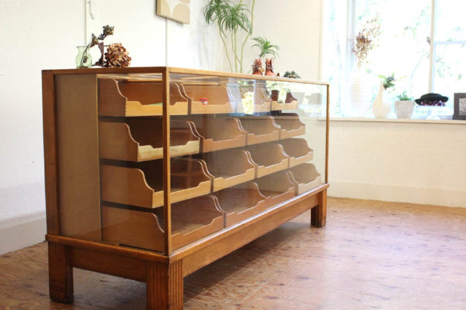 英国アンティーク　シャツケース