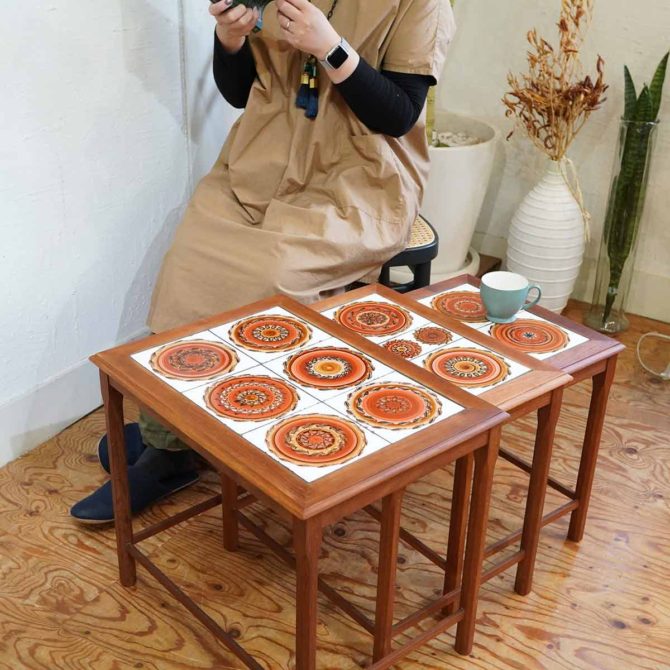 デンマーク製 ヴィンテージ　ネストテーブル