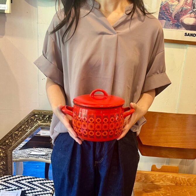 アラビア　ファネル　ホーローなべ　買取