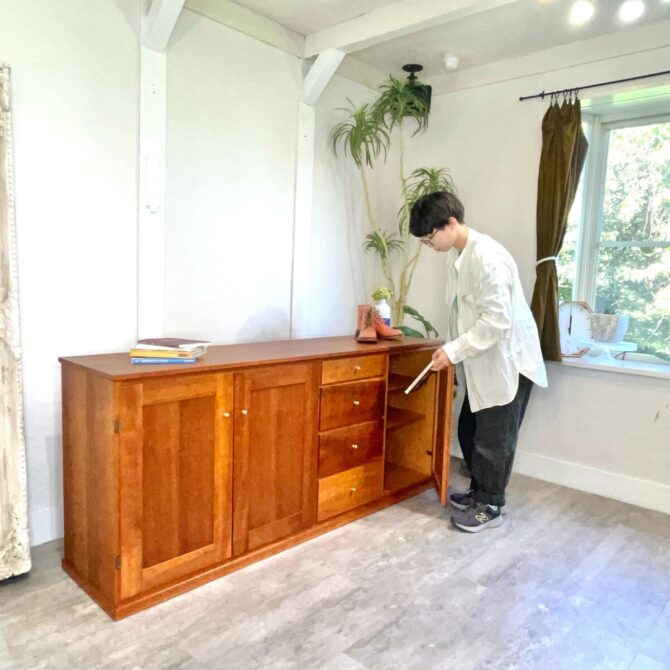 広松木工　サイドボード　買取