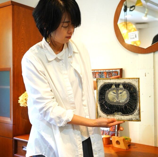 リサラーソン　陶板　買取