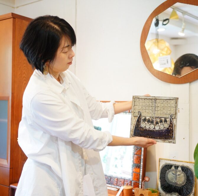 リサラーソン　買取　陶板