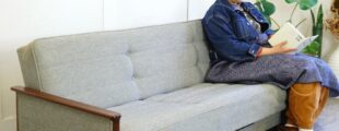 カリモク　ソファベッド　買取